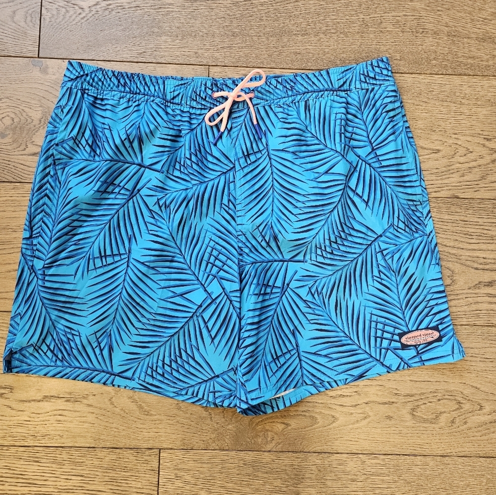 Vineyard Vines 7 Inch Men's Blue Chappy Swim Trunks Sz XL